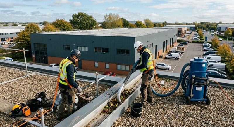 Commercial Gutter Maintenance in Sacramento, CA