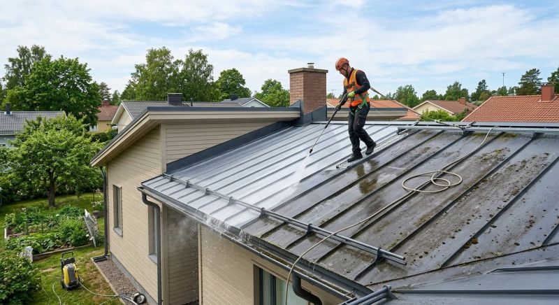 Garage Roof Power Washing in Vancouver, WA