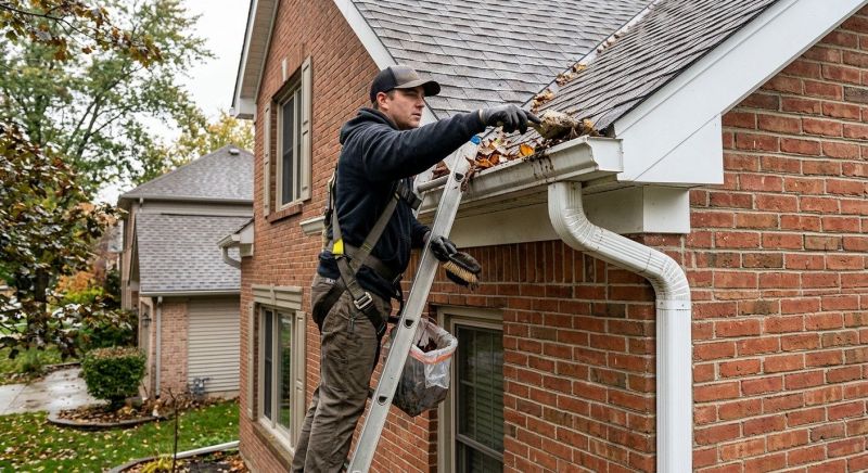 Gutter Blockage Removal in Rochester, NY