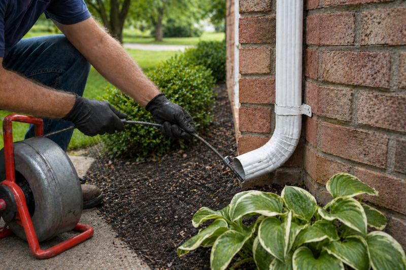 Gutter Downspout Unclogging in Rochester, NY