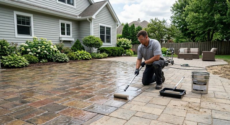 Porch Concrete Sealing in Bellevue, WA