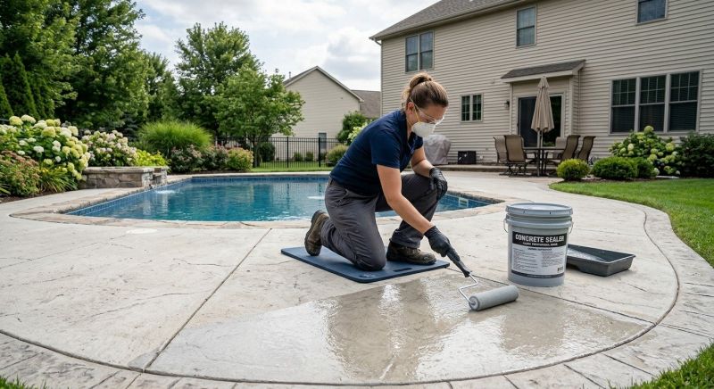 Porch Concrete Sealing in Seattle, WA